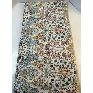 Max Studio Home Table Runner Paisley 13"x65" 100% Cotton